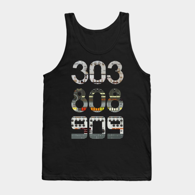 303 808 909 Tank Top by KimPanellaDesigns